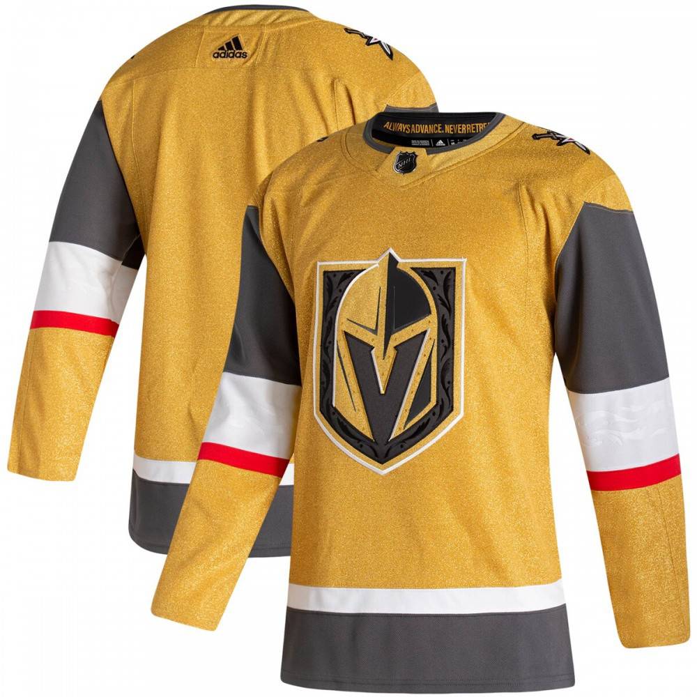 Vegas Golden Knights adidas 2020/21 Alternate Authentic Jersey - Gold-Pro Kit Vault | Brand New 26/27 Sports Jerseys